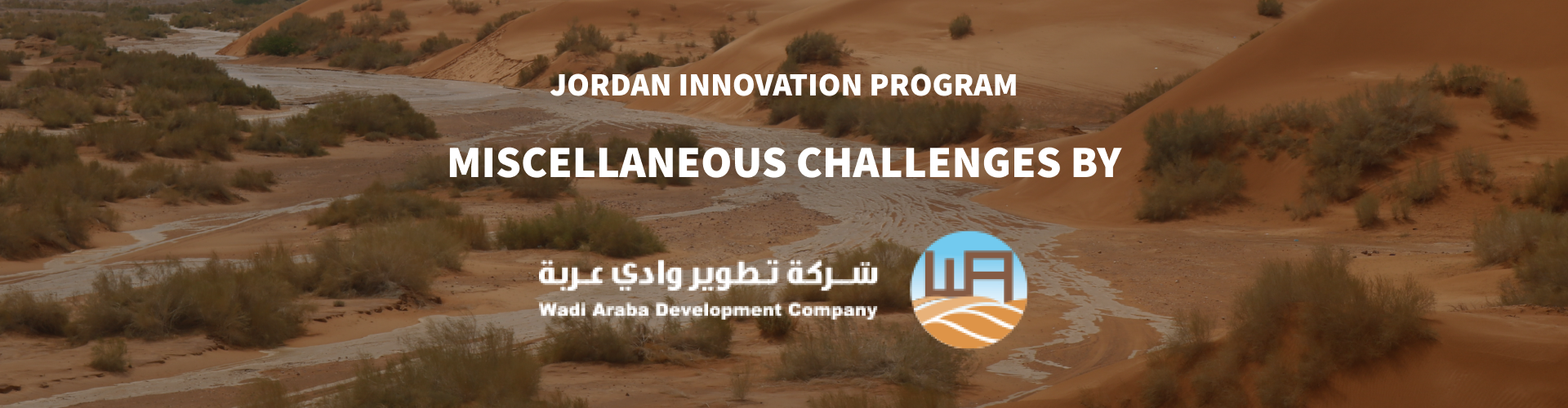 Wadi Araba Development Company: Miscellaneous Challenges - Jordan Innovation Program
